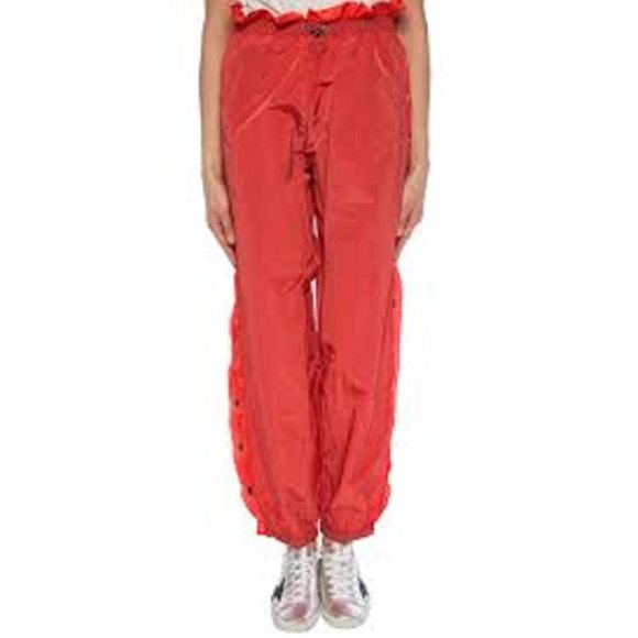 NWT $782 Ben Taverniti Unravel Project Red Windbreaker Track Pants XS - Picture 2 of 10